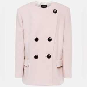 Isabel Marant Ebridgi wool and cashmere coat FR40(US8)$2,000